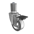 3-1/2-40-113G 19A PL GS Jarvis Swivel Caster