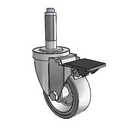 3-1/2-40-113G 9 PL Jarvis Swivel Caster