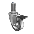 3-1/2-40-113P 17B PL Jarvis Swivel Caster