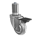 3-1/2-40-213GD 19C PL Jarvis Swivel Caster