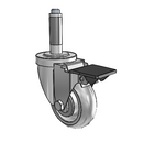 3-1/2-40-213GD 9 PL Jarvis Swivel Caster