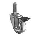 3-1/2-40-213GF 9 PL GS Jarvis Swivel Caster