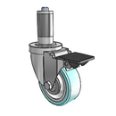3-1/2-40-213MF 17B PL Jarvis Swivel Caster