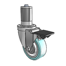 3-1/2-40-213MF 19A PL GS Jarvis Swivel Caster