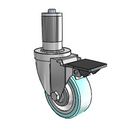 3-1/2-40-213MF 19C PL GS Jarvis Swivel Caster