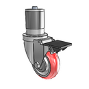3-1/2-40-213RTR 21 PL Jarvis Swivel Caster