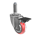 3-1/2-40-213RTR 9 PL GS Jarvis Swivel Caster