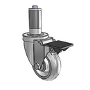3-1/2-40-314GD 17B PL Jarvis Swivel Caster
