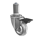 3-1/2-40-314GD 17B PL GS Jarvis Swivel Caster