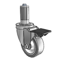 3-1/2-40-314GF 17B PL Jarvis Swivel Caster