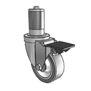3-1/2-40-314GF 19A PL GS Jarvis Swivel Caster