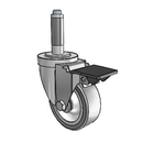 3-1/2-40-314GF 9 PL GS Jarvis Swivel Caster