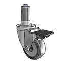 3-1/2-40-462 17B PL Jarvis Swivel Caster