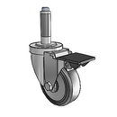 3-1/2-40-462 9 PL Jarvis Swivel Caster