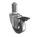 3-1/2-40-521HTN 17B PL Jarvis Swivel Caster