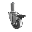 3-1/2-40-521HTN 17B PL GS Jarvis Swivel Caster