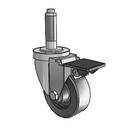 3-1/2-40-521HTN 9 PL Jarvis Swivel Caster