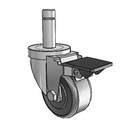 3-34-121 STEM1 PL Jarvis Swivel Caster