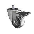 3-36-152 STEM1 PL GS Jarvis Swivel Caster