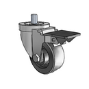 3-36-521 STEM1 PL GS Jarvis Swivel Caster