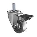 3-36-521 STEM3 PL GS Jarvis Swivel Caster