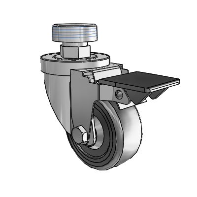 3-38-106 STEM4 PL GS Jarvis Swivel Caster