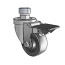 3-38-521 STEM3 PL GS Jarvis Swivel Caster