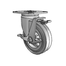 3.00517.449 BRK1 Colson Swivel Caster
