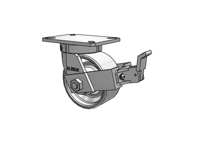 310CA06509SPATPFBB Albion Swivel Caster