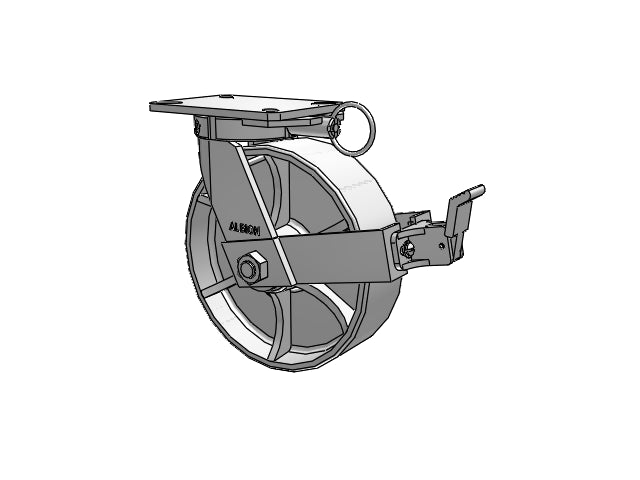310CA10509SPATPFBBL Albion Swivel Caster
