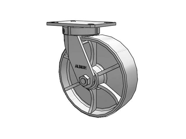 310CA10509SPATP Albion Swivel Caster