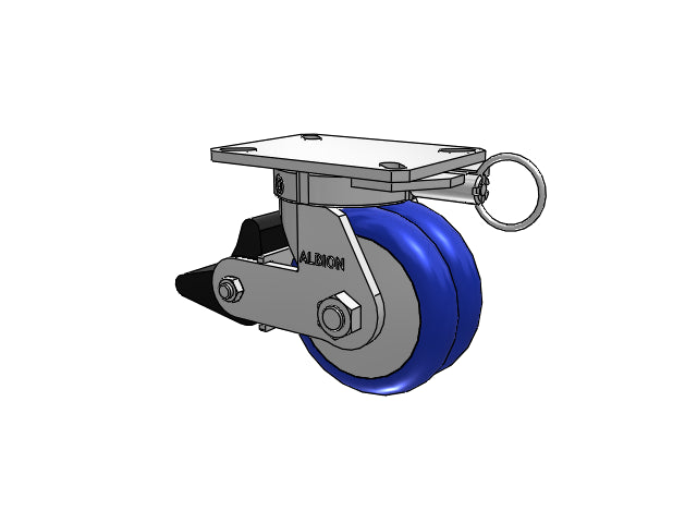 310EY06528SPATPPLBL Albion Swivel Caster