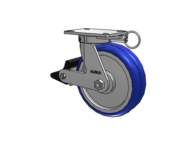 310EY10528SPATPPLBL Albion Swivel Caster