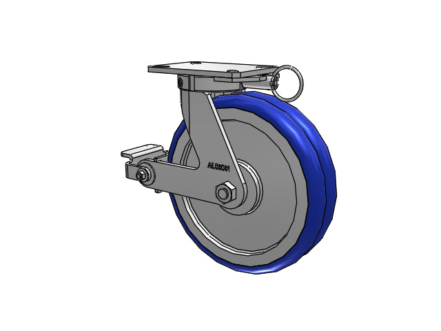 310EY12528SPATPPL Albion Swivel Caster