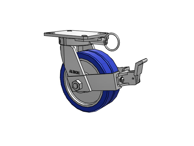 310EZ08528SPATPFBBL Albion Swivel Caster