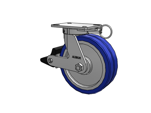 310EZ10528SPATPPLBL Albion Swivel Caster