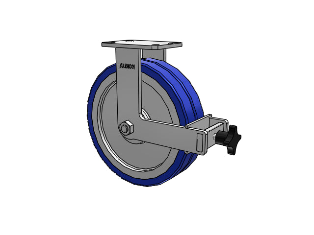 310EZ12528RFBB Albion Rigid Caster