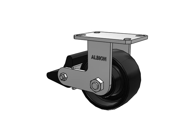 310FR06509RPLB Albion Rigid Caster