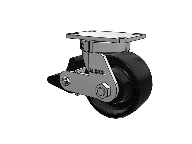 310FR06509SPLB Albion Swivel Caster