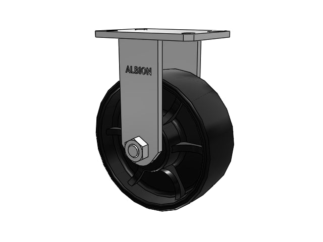 310FR08501R Albion Rigid Caster
