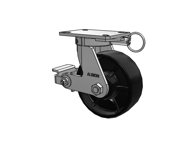 310FR08509SPATPPL Albion Swivel Caster