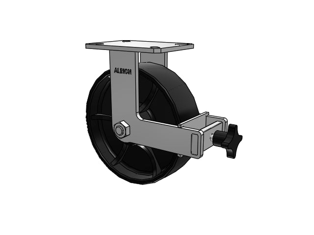 310FR10501RPATPFBB Albion Rigid Caster