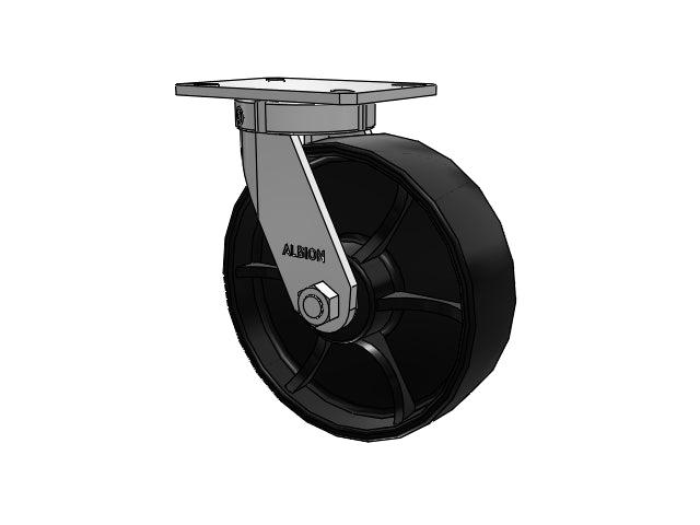 310FR10501SPATP Albion Swivel Caster