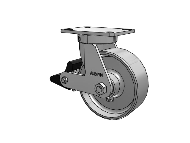 310FS08501SPATPPLB Albion Swivel Caster