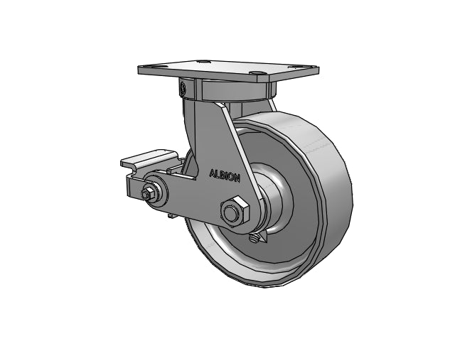 310FS08501SPATPP Albion Swivel Caster