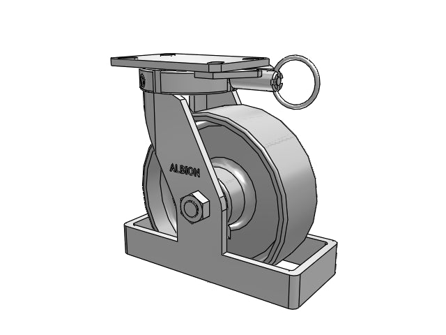 310FS08509STOL Albion Swivel Caster