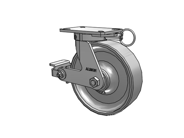310FS10501SPATPPL Albion Swivel Caster