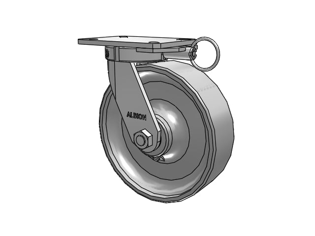 310FS10509SPATPL Albion Swivel Caster
