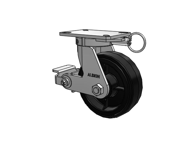 310MR08501SPATPPL Albion Swivel Caster