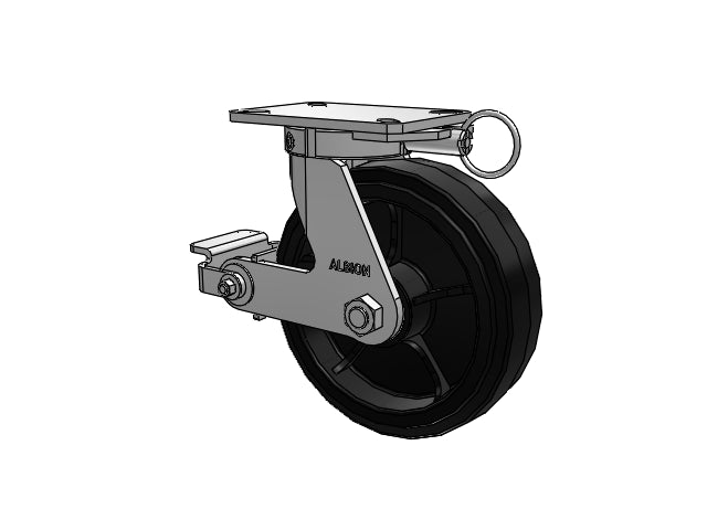 310MR10509SPATPPL Albion Swivel Caster